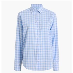 Hill House Home James Shirt Blue Clip Dot Check | Med